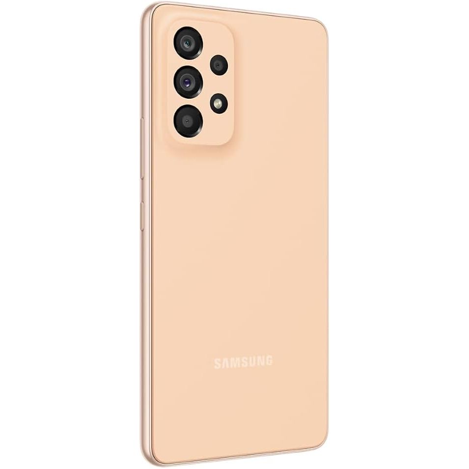 Samsung Galaxy A53 5G 128GB, 6GB RAM Peach- Unlocked - 6